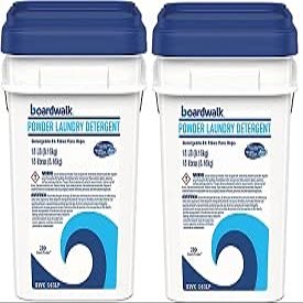 Boardwalk 340LP Laundry Detergent Powder, Summer Breeze, 18 lb Bucket (2)