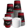 EcoQuality 10 oz Durable Disposable Paper Hot Cups & White Flat Lids For Hot/Cold Drink, Coffee, Tea, Cocoa, Travel, Paper Coffee (250) view 1