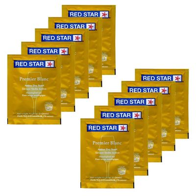Red Star Red Star Premier Blanc Champagne Yeast (Pack of 10) (1-Pack)