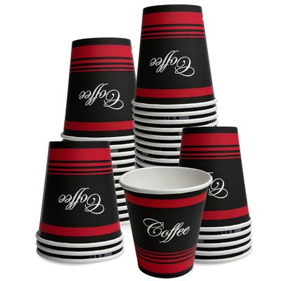 EcoQuality 10oz Classic Durable Disposable Paper Coffee Hot Cups For Hot/Cold Drink, Coffee, Tea, Cocoa, Travel, Office, Home, Cider, Hot Chocolate, To go (10 ounce) (1000)