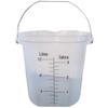 ACCUPOUR 3 Gallon Measuring Bucket with Handle - Multipurpose, Heat Resistant & Chemical Resistant, Measurements in Liters (L) and Gallons (gal) - Large Measuring Container (1 Pack) view 1