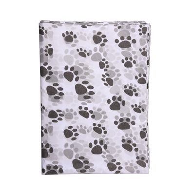 Berolle 30 Sheets Paw Print Tissue Paper Gift Wrapping Tissue Paper for Weddings Birthday Party Baby Showers DIY Crafts