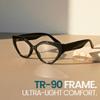 2SeeLife Oversized TR-90 Cat Eye Reading Glasses for Women  Medium-Wide Fit, Sturdy Frame, Premium Geometric Readers, Black, +1.50 view 2