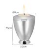 OIJH Stainless Steel Engraved Cremation Candle Holder for Ash Urns Funeral Casket for Memorial-Coffee_Gold_Color_ view 3