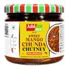Add me Sweet Mango Chutney with jeera Chutney 200g chundo khatta meetha Without Oil Chunda Pickle Mango jam/Preserve in Spices Indian dip and Spread Glass Pack