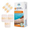 (3 CT) 1 X 3.7 Wound Closure Strips - Zip Stitch Wound Closure Kit - Butterfly Kit Device Zip Tie Skin Closuing Butterfly Bandaids Adhesive Injury-Closing Glue Steri Strips Bandages Sutures view 1