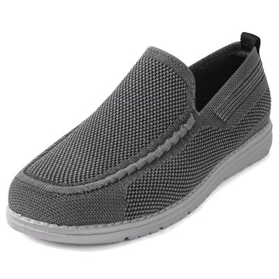 1TAZERO Wide Shoes for Men Slip on Shoes Wide Width Casual Loafer with Arch Support Mens Orthopedic Shoes(Black 11)