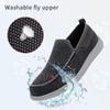 1TAZERO Wide Shoes for Men Slip on Shoes Wide Width Casual Loafer with Arch Support Mens Orthopedic Shoes(Black 11) view 3