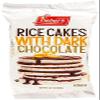 Rice Cakes Covered with Dark Chocolate, Dairy Free, Gluten Free, Kosher, Low Calorie Snacks, 3.1 oz, Pack of 16 view 2