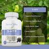 Divine Vibes 5-HTP 200mg Plus Calcium for Mood, Sleep, Stress Support - Boosts Serotonin Production - High Purity 60 Capsules view 2
