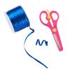 100 Yards Blue Bread Candy Bag Ties Plastic Wire Twist Ties with ABS Plastic Scissors for Dessert & Candy Decorating & Pastry Bags Gift Wrapping Supplies view 2