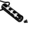 OIJH Pet Paw Personized Stainless Steel Cremation Cylinder Urn Memorial Pendant Necklace Memorial Ash Cremation Jewelry-Silver_ view 3