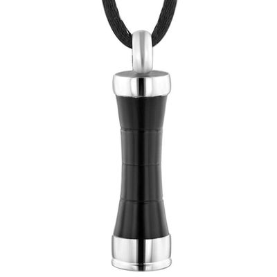 OIJH Steel Secret Stash Cylinder Necklace Cremation Necklace - Vial Necklace Jewelry Cremation