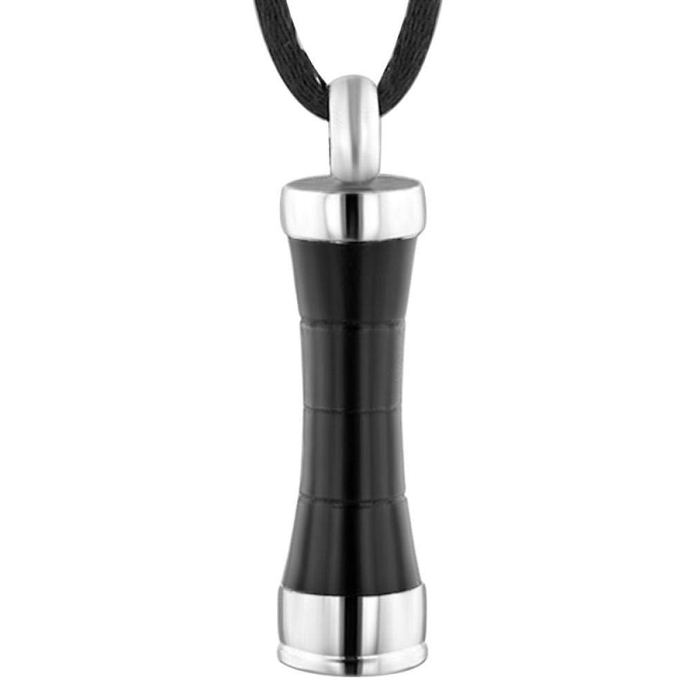 OIJH Steel Secret Stash Cylinder Necklace Cremation Necklace - Vial Necklace Jewelry Cremation