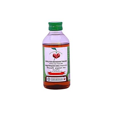(Pack of 2) Vaidyaratnam Oushadhasala PIPPALYADI ANUVASANA THAILAM (200 ML) - by Exportdeals