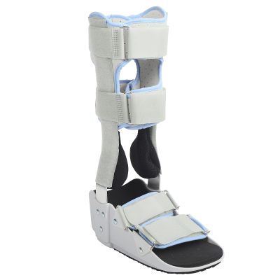 Orthopedic Walking Boot, Adjustable Breathable Ankle Protective Fracture Boot, Comfortable Brace with Open Toe Design for Injured Foot, Ankle Sprain, Broken Toe, Ligament Injuries