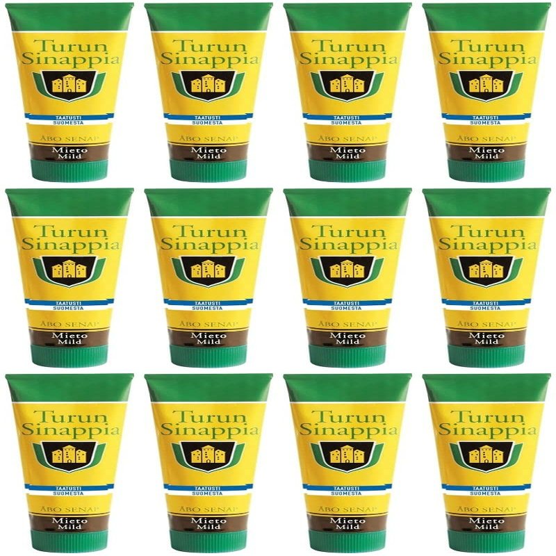 Jalostaja Turun Sinappia Mild Mustard 12 Packs of 275g