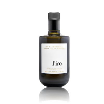 Piro Premium Extra Virgin Olive Oil Cold Pressed, Early Harvest, Hand Picked, Polyphenol Rich Italian Olive Oil (16.9 Fl Oz)
