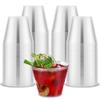 Stock Your Home 9 oz Clear Disposable Plastic Cups (200 Pack) Elegant Tumblers Glasses for Parties, Weddings, Holidays, Dessert Tumbler, Bulk Drinking Cup for Fruit Punch, Cocktails, Wine view 1