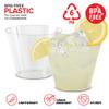 Stock Your Home 9 oz Clear Disposable Plastic Cups (200 Pack) Elegant Tumblers Glasses for Parties, Weddings, Holidays, Dessert Tumbler, Bulk Drinking Cup for Fruit Punch, Cocktails, Wine view 3