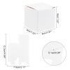 PH PandaHall 30 Pack Kraft Paper Box 1.57" Mini White Paper Gift Packaging Box with Lid Soap Box Foldable Cardboard Earring Ring Jewelry Favor Treat Boxes for Valentine Wedding Birthday view 2