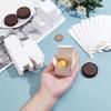 PH PandaHall 30 Pack Kraft Paper Box 1.57" Mini White Paper Gift Packaging Box with Lid Soap Box Foldable Cardboard Earring Ring Jewelry Favor Treat Boxes for Valentine Wedding Birthday view 3