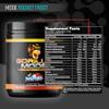 Gorilla Mode Pre Workout - Massive Pumps  Laser Focus  Energy  Power - L-Citrulline, Creatine, L-Tyrosine, Betaine, Hydroprime, Alpha-GPC, 400mg Caffeine, Huperzine A - 792g (Rocket Frost) view 2