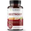 Healbend Organic Beet Root Capsules 1300mg - Nitric Oxide Booster Beets Support Healthy Blood Pressure, Heart Health, Circulation Superfood - 120 Count view 1