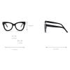 Men Women Cat Eye Reading Glasses Large Frame Transition Photochromic Bifocal Far Near Magnification Eyewear Presbyopic Glasses (leopard, 2.25) view 4