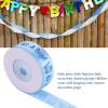 10Yards/Roll Grosgrain Ribbon for Gifts Wrapping Crafts IT is A BOY/Girl Blue Pink Baby Shower Christening Party Favor Gift Stain Ribbon(Blue) view 2
