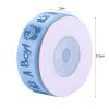 10Yards/Roll Grosgrain Ribbon for Gifts Wrapping Crafts IT is A BOY/Girl Blue Pink Baby Shower Christening Party Favor Gift Stain Ribbon(Blue) view 4