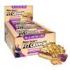 FITCRUNCH Snack Size Protein Bars, Designed by Robert Irvine, 6-Layer Baked Bar, 1g of Sugar, Gluten Free & Soft Cake Core (9 Bars, Peanut Butter and Jelly) view 1