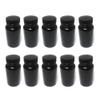10 Empty Plastic Pill Bottles Medicine Container Vitamin Capsule Drug Holder Bk view 3