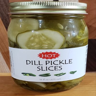 Amish Pickles! 5 flavors! (Hot Dill Pickle Slices)