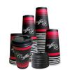 EcoQuality Extra Large 20 oz Paper Cups - Classic Durable Disposable Paper Cups & Black Dome Lids For Hot/Cold Drink, Coffee, Tea, Cocoa, Travel - 20 Ounce Cups (100) view 1