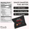 Flock Keto Chicken Skin Chips  | Hattie B's Nashville Hot Flavor | Low Carb, High Protein, Gluten-Free Chicken Crisps, Keto Snack, Low Carb Chips, Protein Crackers, Diet Snacks, 8-Pack (1oz) view 2