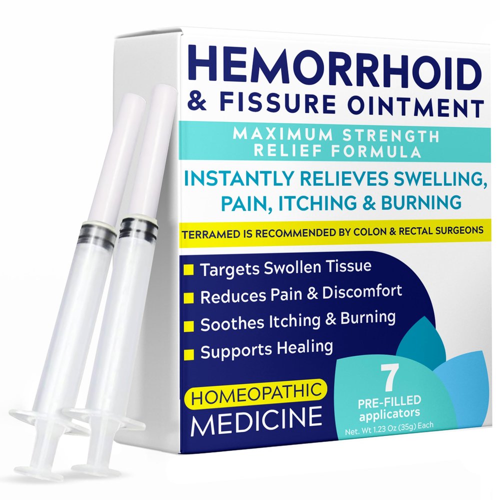Hemorrhoid Treatment | Hemorrhoid Ointment | Hemorrhoid & Fissure Ointment | 7 Pre-Filled Applicators | Fast & Effective Relief | Reduces Swelling, Itching & Discomfort | Advanced Formula