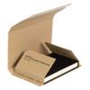 Vita Plastic-Free Recycled Kraft Cardboard Book Wrap 248 x 165 x 70 mm (BWM03) - Pack of 25 view 1