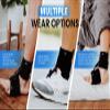 Dosh AFO Foot Drop Brace - Drop Foot Brace for Walking - AFO - Unisex (Black) view 2