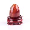 Natural Red Agate Yoni Egg Set Undrill Crystal Stone Massage Ball for Women Kegel Exercise-30x20 mm view 1