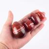 Natural Red Agate Yoni Egg Set Undrill Crystal Stone Massage Ball for Women Kegel Exercise-30x20 mm view 3