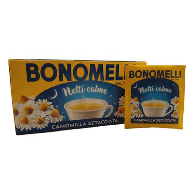 Bonomelli Chamomile Tea | 7936.64 Ounce Total Weight | 15 Teabags | Relaxation