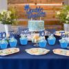 10th Birthday Cake Decorations Blue, Double Digits Cake & Cupcake Topper for Boys Tenth Birthday Party Decorations and Supplies, Cheer to 10 Years Birthday - Total 25 Pcs view 3