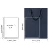 Sdootjewelry Navy Gift Bags - Kraft Paper With Handles, 20 Pack Heavy Duty Matte Tote, 9.8 x 4.3 x 13 Shopping, Party, Retail view 2