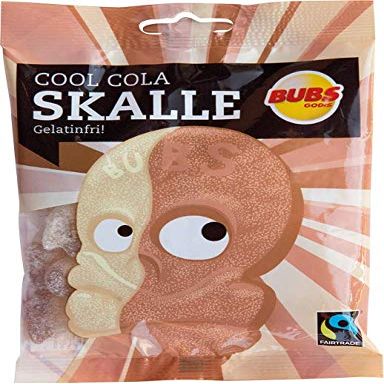 Bubs Skull Cool Cola Liquorice 6 Packs of 90g