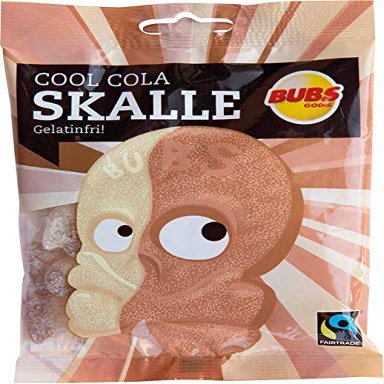 Bubs Skull Cool Cola Liquorice 6 Packs of 90g
