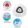 2 Pack Spin Mop Replacement Head Compatible with Ocedar EasyWring Spinning Mop,Microfiber Mop Refills Mop Replace Heads view 3