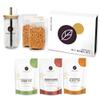 DIY Gourmet Boba Kit - 3 Premium Organic Teas | 2 (16 oz) Bags Of Boba (Tapioca Pearls) | 2 Stainless Steel Straws | Tumbler | Teaspoon | Make The Perfect Bubble Tea Drink At Home! view 1