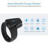 Wellue O2 Pulse Oximeter with Smart Reminder | Blood Oxygen Saturation Monitor for SpO2 and Heart Rate Tracking Continuously, Bluetooth Finger Ring with Free APP &PC Report, Style 1 view 2