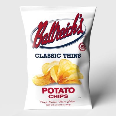Ballreich Snack Food Company Classic Thins Potato Chips (2.75oz (Pack of 12))